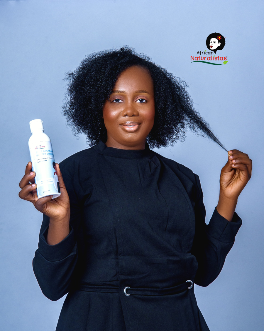 Anti-breakage butter lotion to help reduce hair breakage 