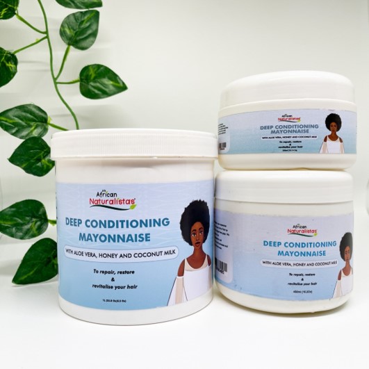 African Naturlaistas Deep Conditioning mayonnaise